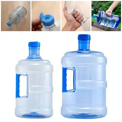 Empty Pure Water Bottle Jug Reusable Portable Mineral Water Container Outdoor Car Storage Bucket Food Grade Dispenser Barrel