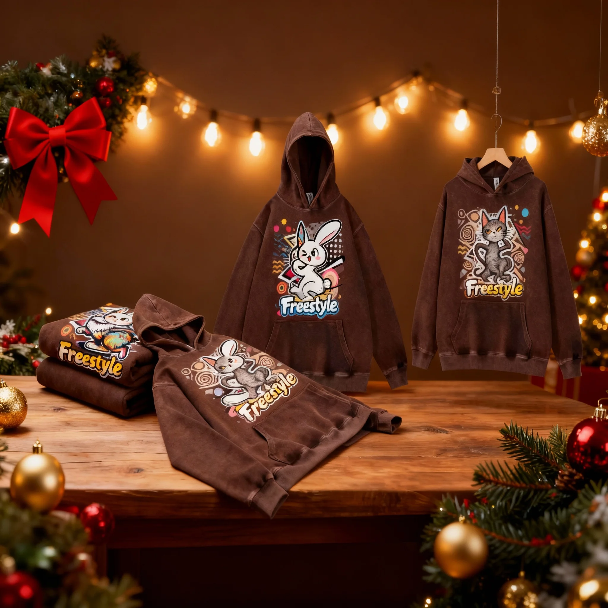 

Customized vintage washed hooded sweatshirt|Strange Pet Style Print|unisex|Sports hooded sweatshirt|Pullover、DIY|Graphic