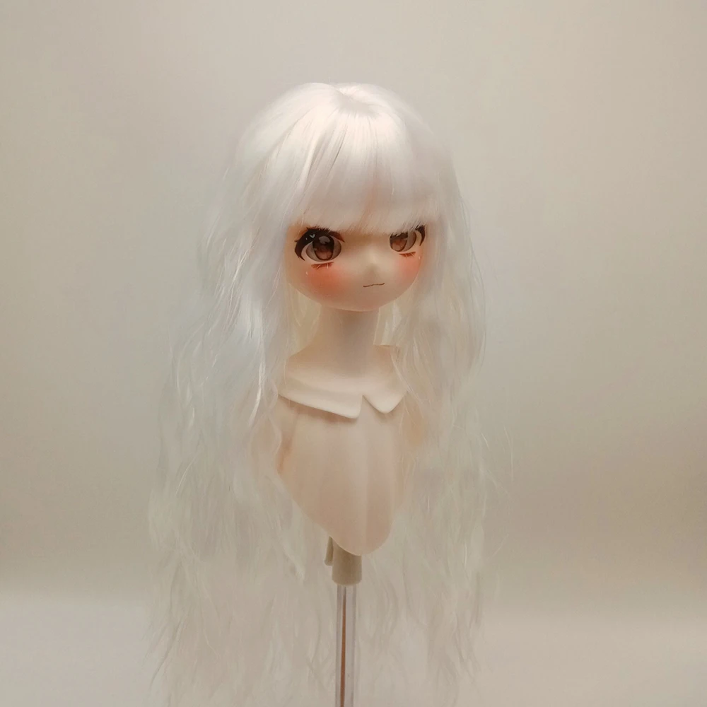 Puppenlocken-Perücke für Puppen 1/6 1/4 1/3 BJD Puppenhaar Lange Perücke Prinzessinnenhaar-Perücke – Detail 1