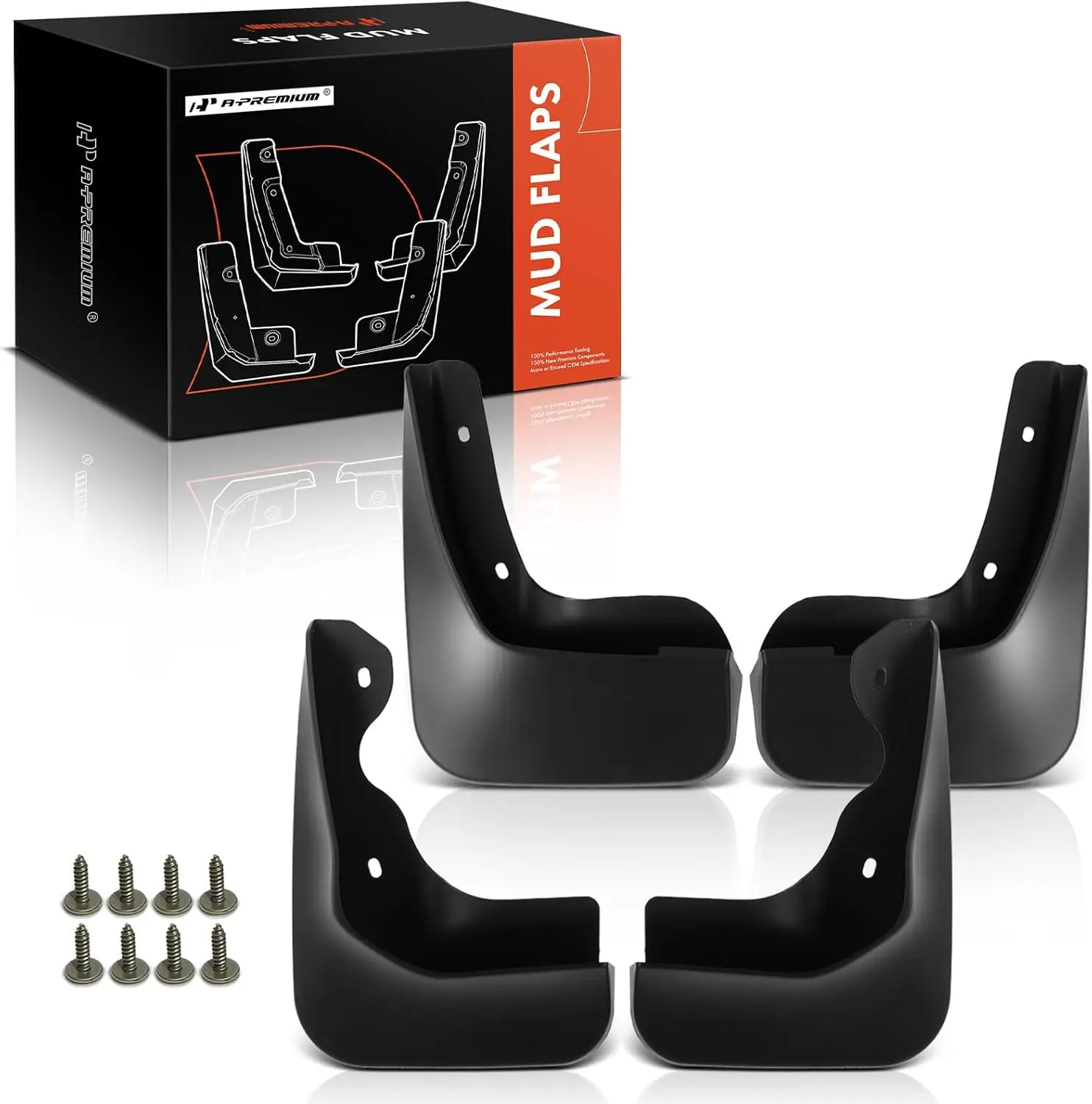 

4PCS Mud Flaps Splash Guards with Hardware for Jetta 2011-2014 Sedan Front Rear Driver Passenger Sides