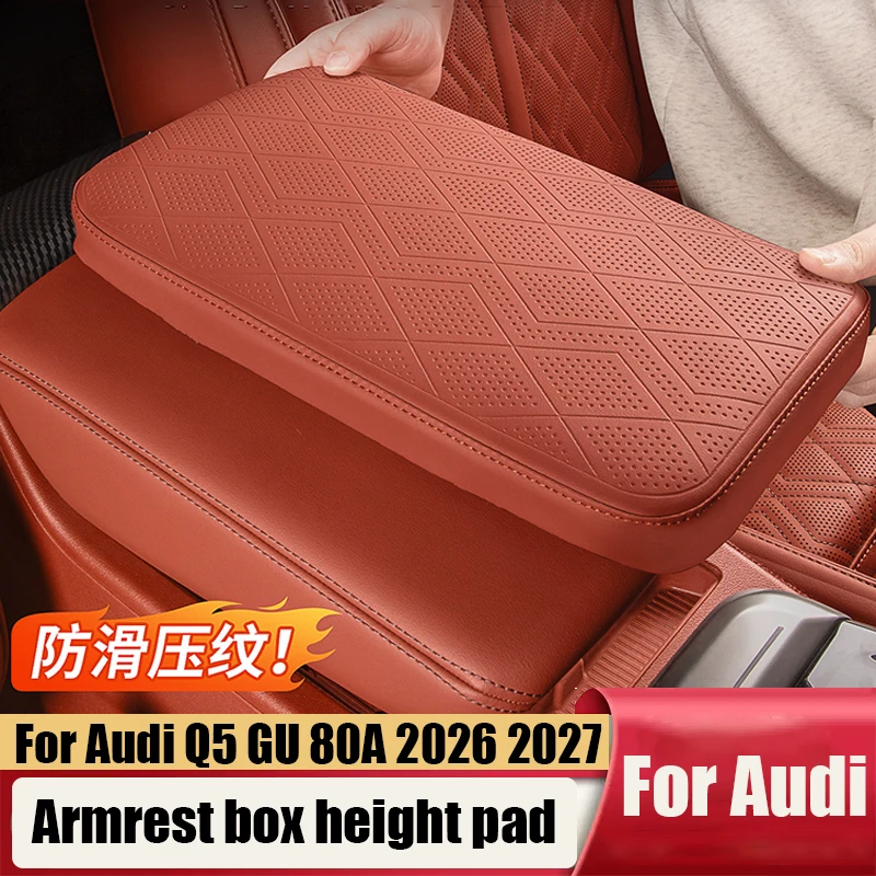 

Накладка-увеличитель высоты подлокотника для Audi Q5 GU 80A 2025 2026 2027 – Комфортные детали для модификации интерьера автомобиля
