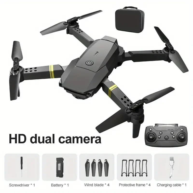E88/E58  4K High-definition Drone Aerial Photography RC Aircraft Intelligent Fixed Height Four Axis Aircraft Children's Boy Toys