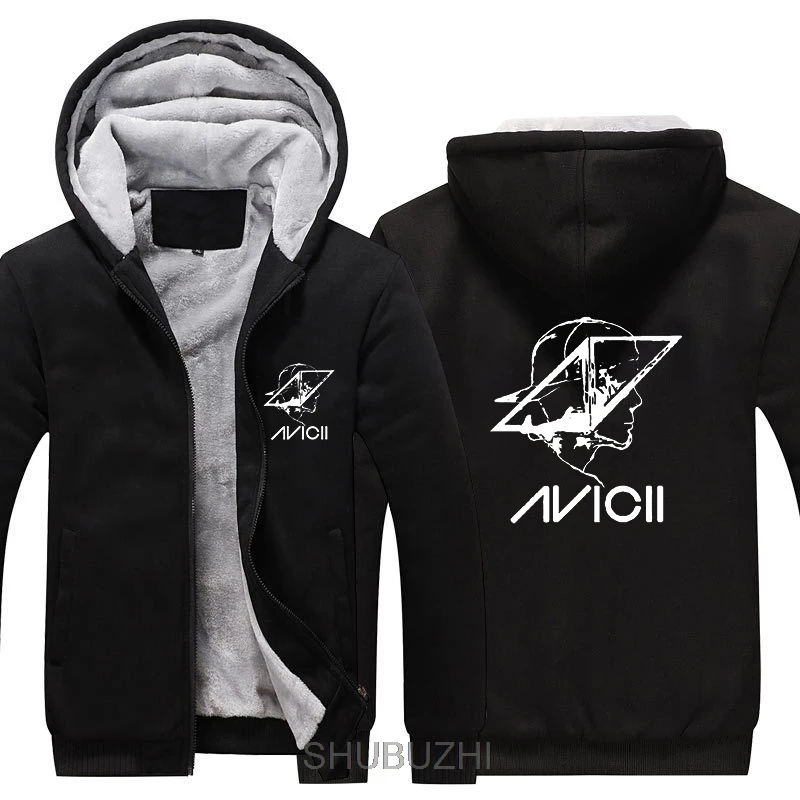 New Music DJ AVICII autumn Winter Printed Cotton hoodies fashion Thicken AVICII long sleeve Hooded pullover Sweatershirt