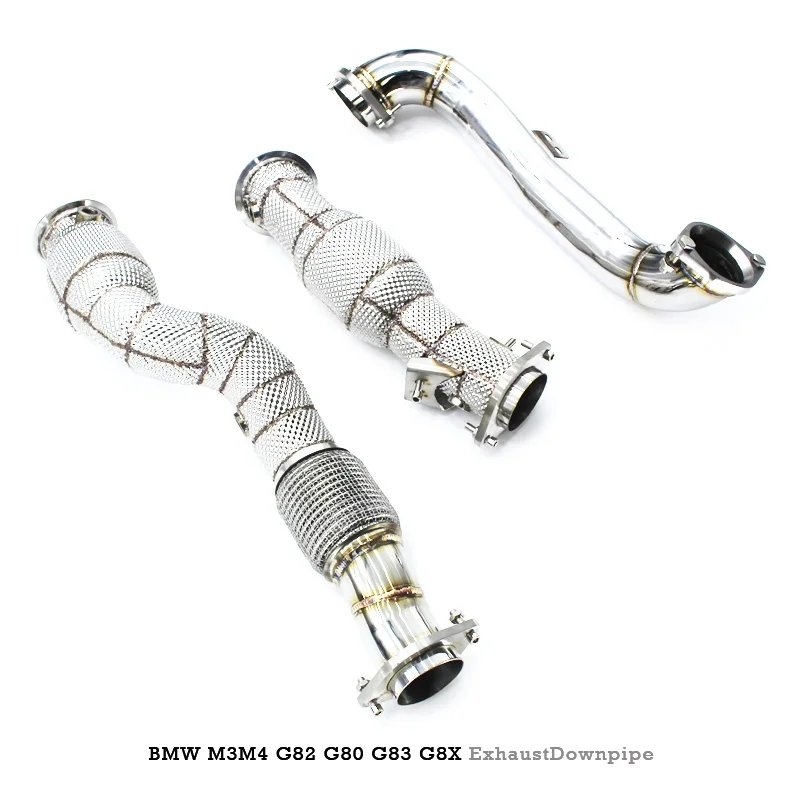 Head Section High flow Pipes Exhaust Pipes branch downpipe Exhaust Pipe with catalyst for BMW M3/M4 G82 G80 G83 G8X 3.0T