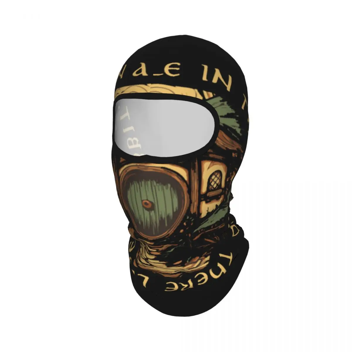 In A Hole In The Ground There Lived A Hobbit Thin Balaclava Full Face Mask Sun Protection Neck Gaiter For Motorcycle Cycling