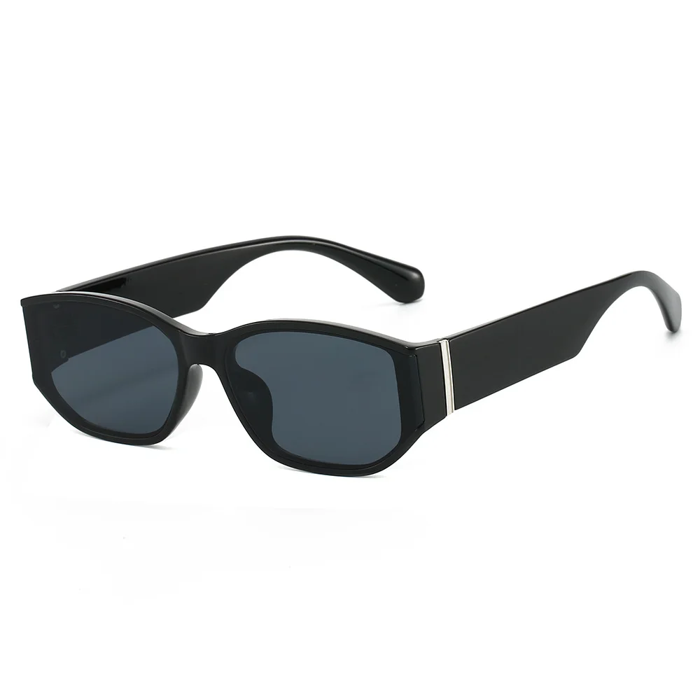 

New PC Frame Oval Curve Lens Trendy Sunglasses Unisex Punk Street Cool Eyeglasses Shades Women Sun Glasses UV400