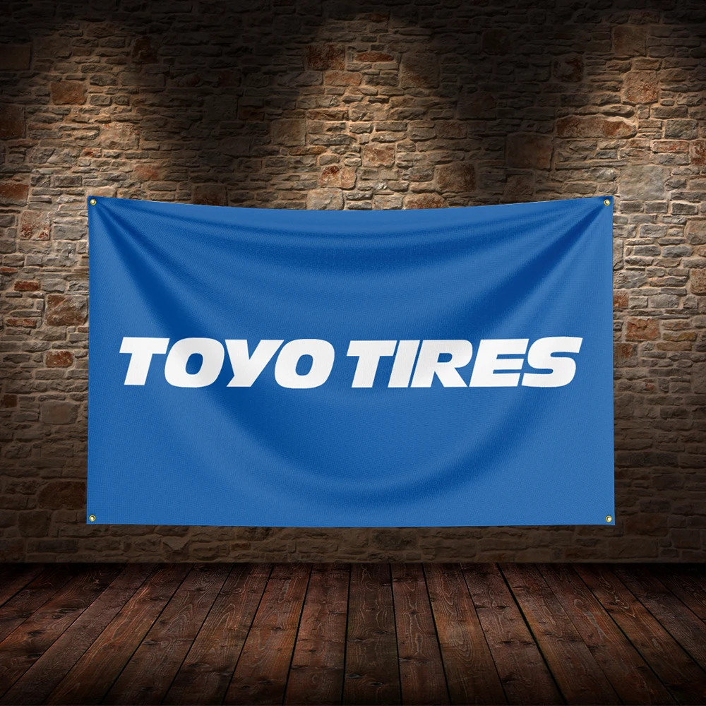 3x5 Ft T-Toyos  Flag Polyester Printed Car Flags for Room Garage Decor