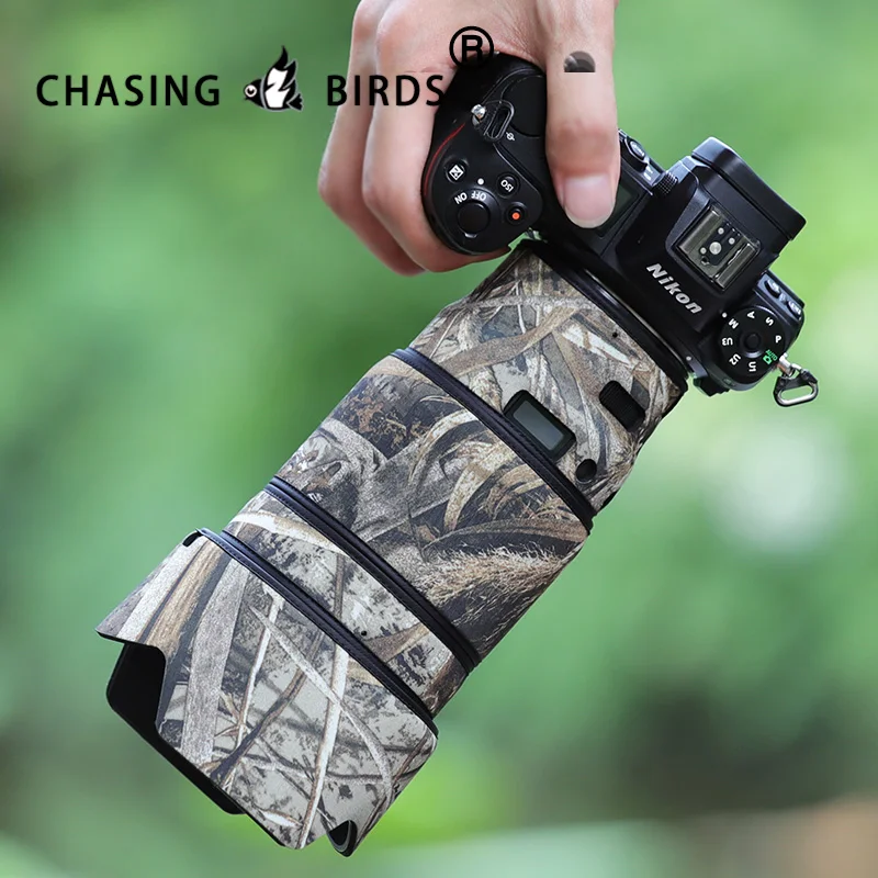 CHASING BIRDS camouflage lens coat for NIKON Z 50 mm F1.2 S waterproof and rainproof lens protective cover