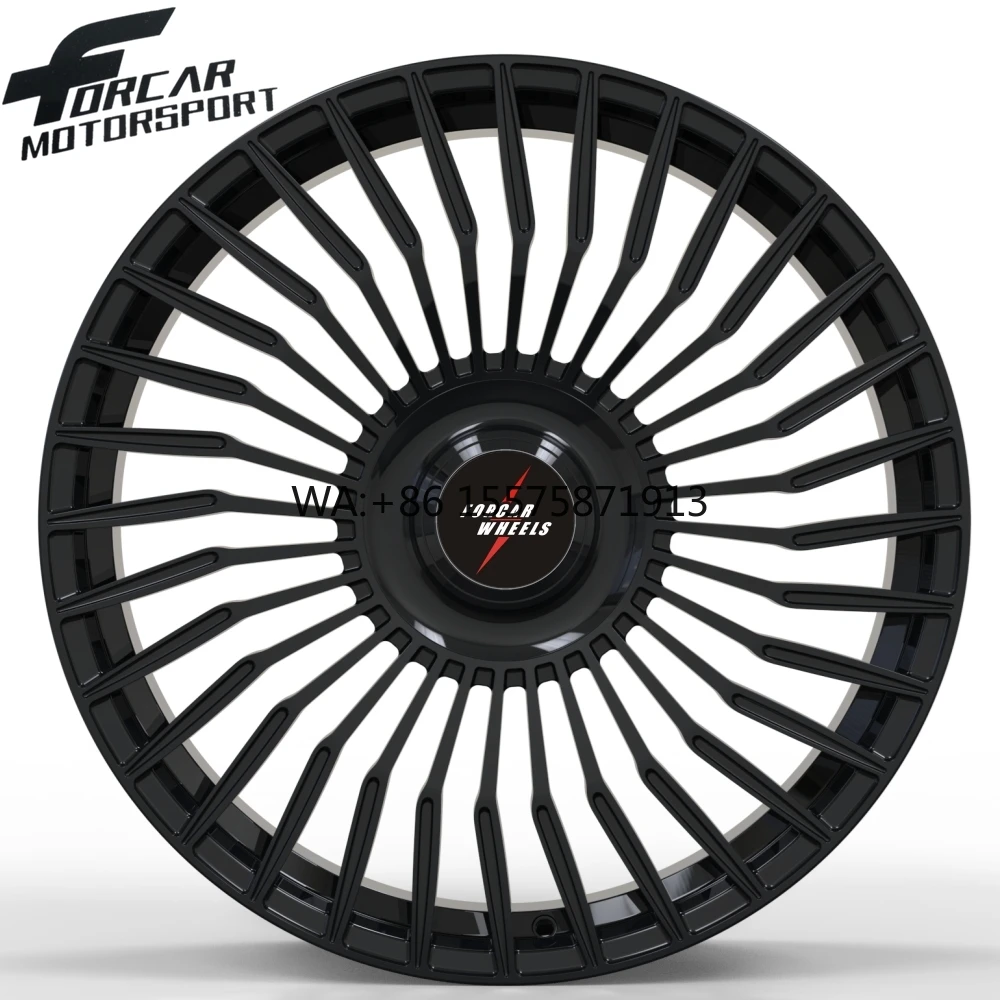 

Новый дизайн, цельнокованый черный легкосплавный диск класса люкс