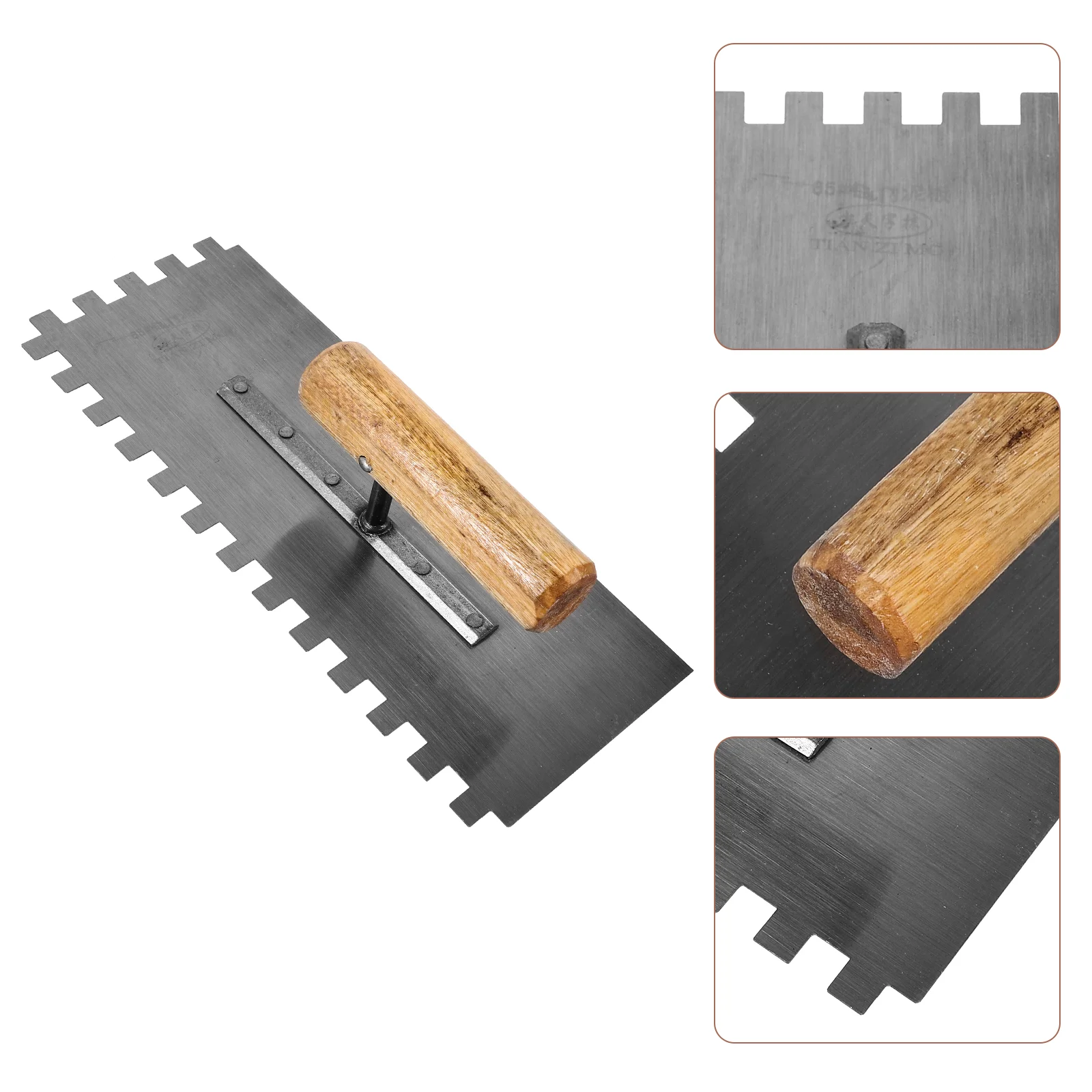 Brick Trowel Metal Construction Trowel Masonry Brick Trowel Tool Tile And Flooring Trowel with Wooden Handle