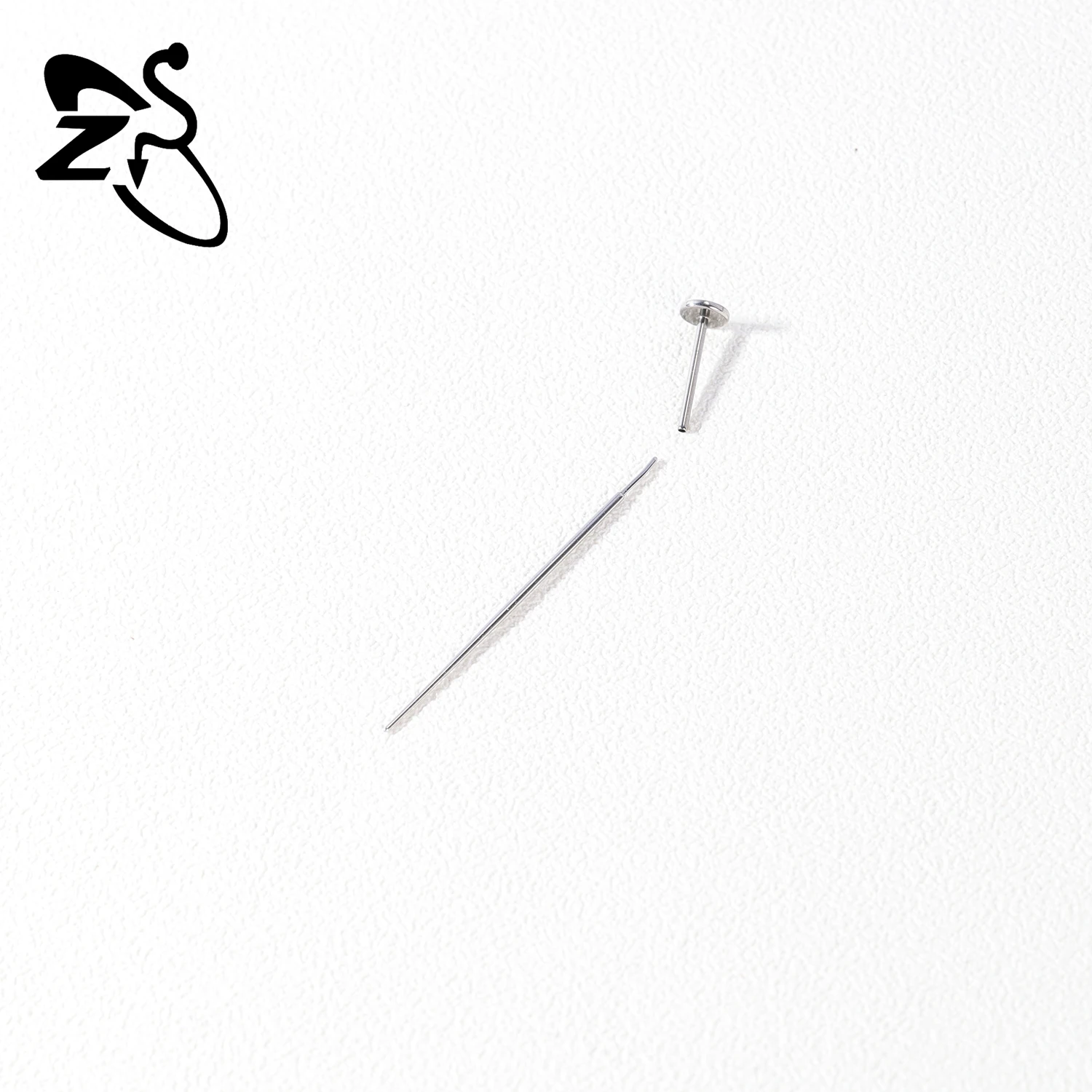 ZS 1 STÜCK Gerades, gebogenes Edelstahl-Kegelwerkzeug, gewindeloses Einsetzen, Schraub-Assistent-Set für Ohr-/Nasen-/Navel-Piercing-Werkzeuge – Detail 9