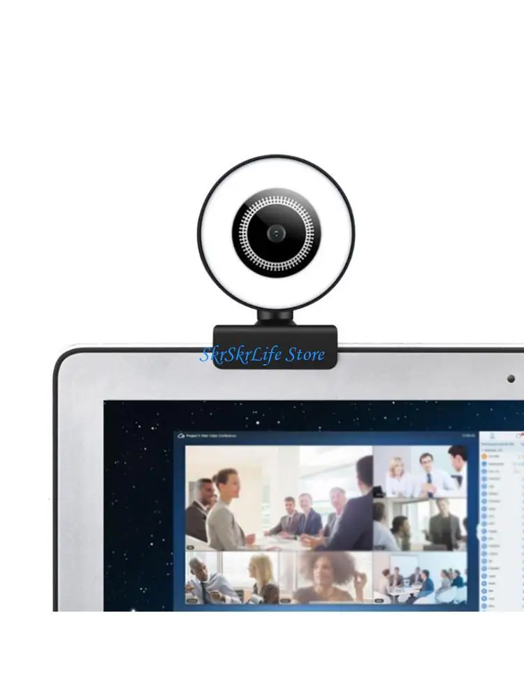 

E65E B12 Webcam 1080P Full-HD Fixed-Focus Web for USB PC Computer Desktop-PC-360 Camera Video Beauty Live