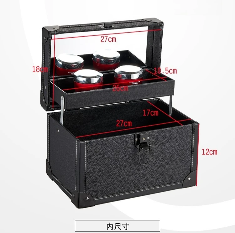 Professional Large-capacity Eyelash Tattoo Embroidery Ear Picking Foot Therapy Technician Makeup Portable Toolbox Storage Box