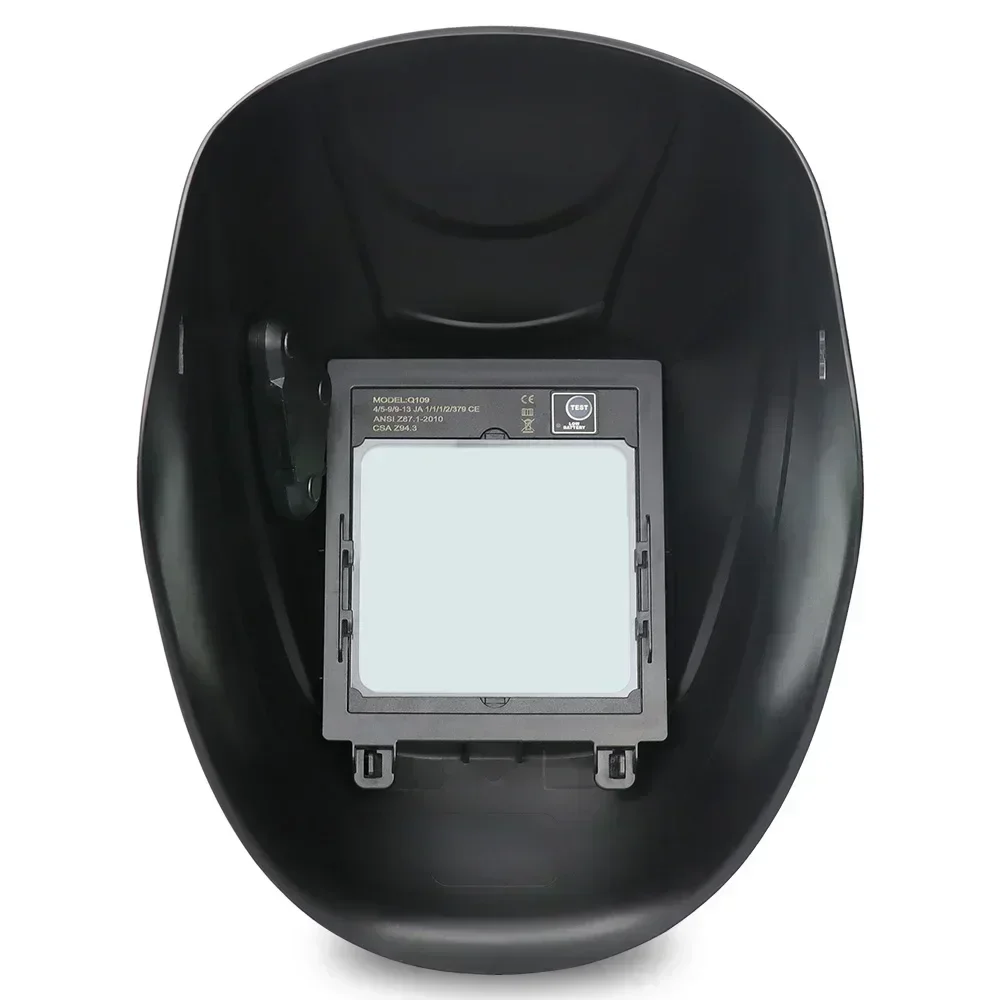 Imagem -04 - Capacete de Soldagem com Escurecimento Automático Capô de Tela de Visualização Grande Lítio Solar Sensores de Arco Tig Mig Máscara de Soldador de Moagem
