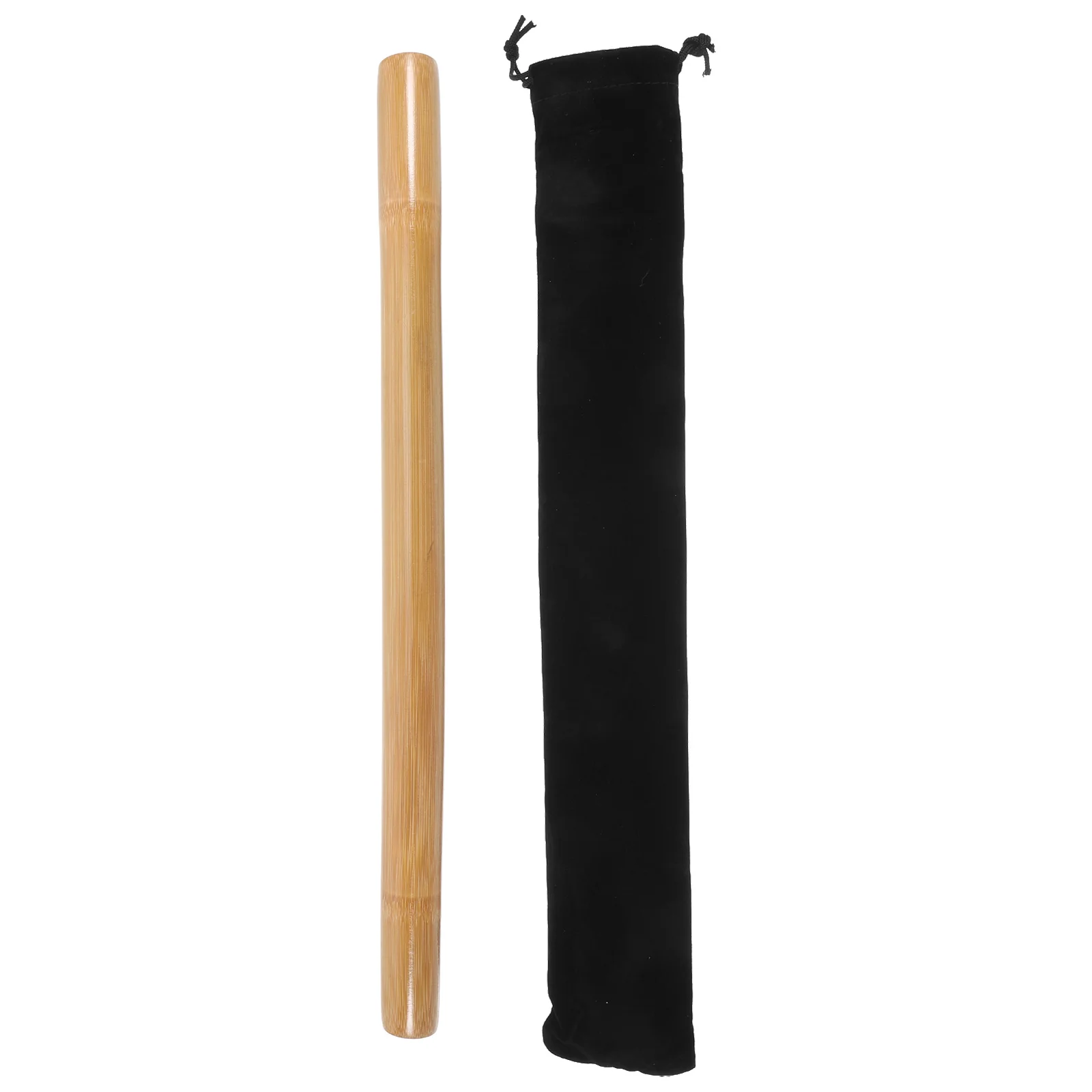 

Bamboo Massage Stick Muscle Rolling Body Sculpting Tool Leg Back Hand Portable Roller Storage Bag Yoga Sauna Therapy
