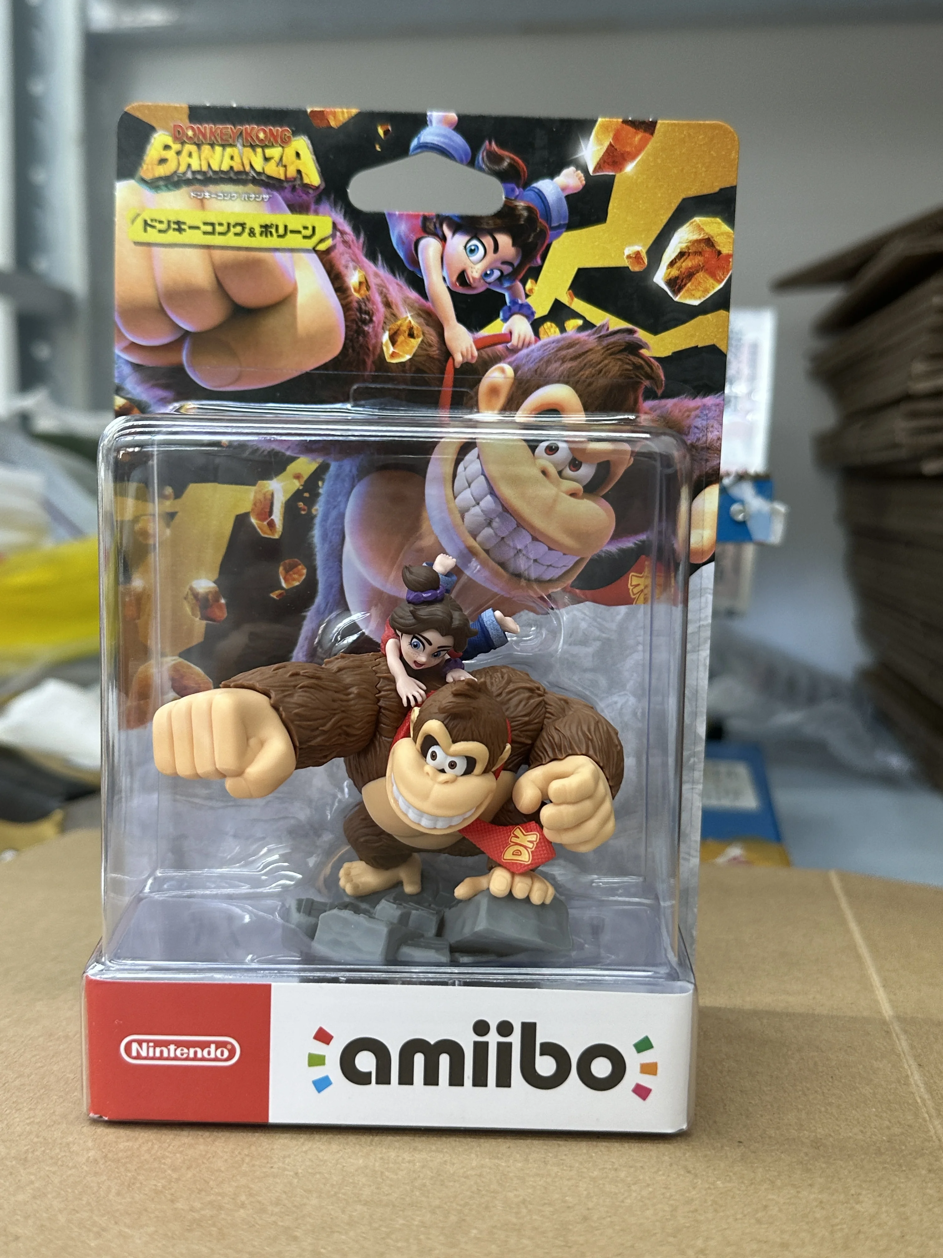 Amiibo - Donkey Kong y Pauline - Serie Donkey Kong Bananza Versión Asiática