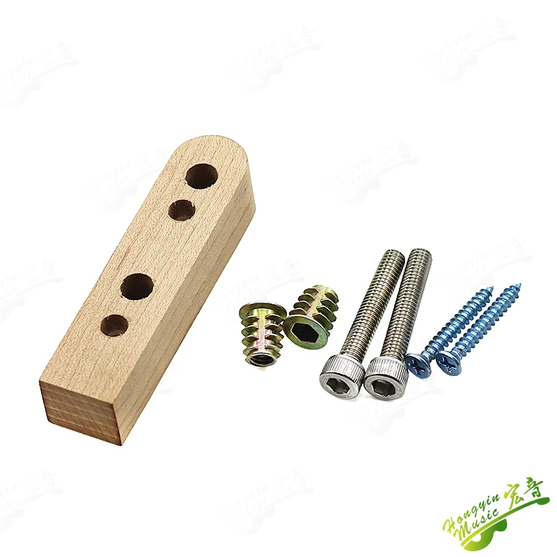 Guitar connection tool template mould connection block connecting acrylic template straight tenon screw guitar tenon mould