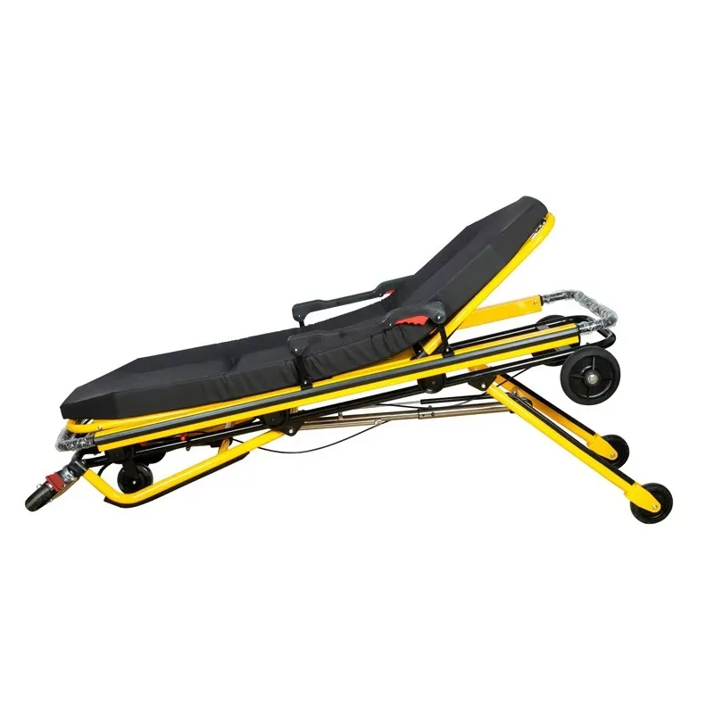 Hospital Patient Manual Folding Aluminum Alloy Stretcher Bed Ambulance Emergency Clinics Apparatus