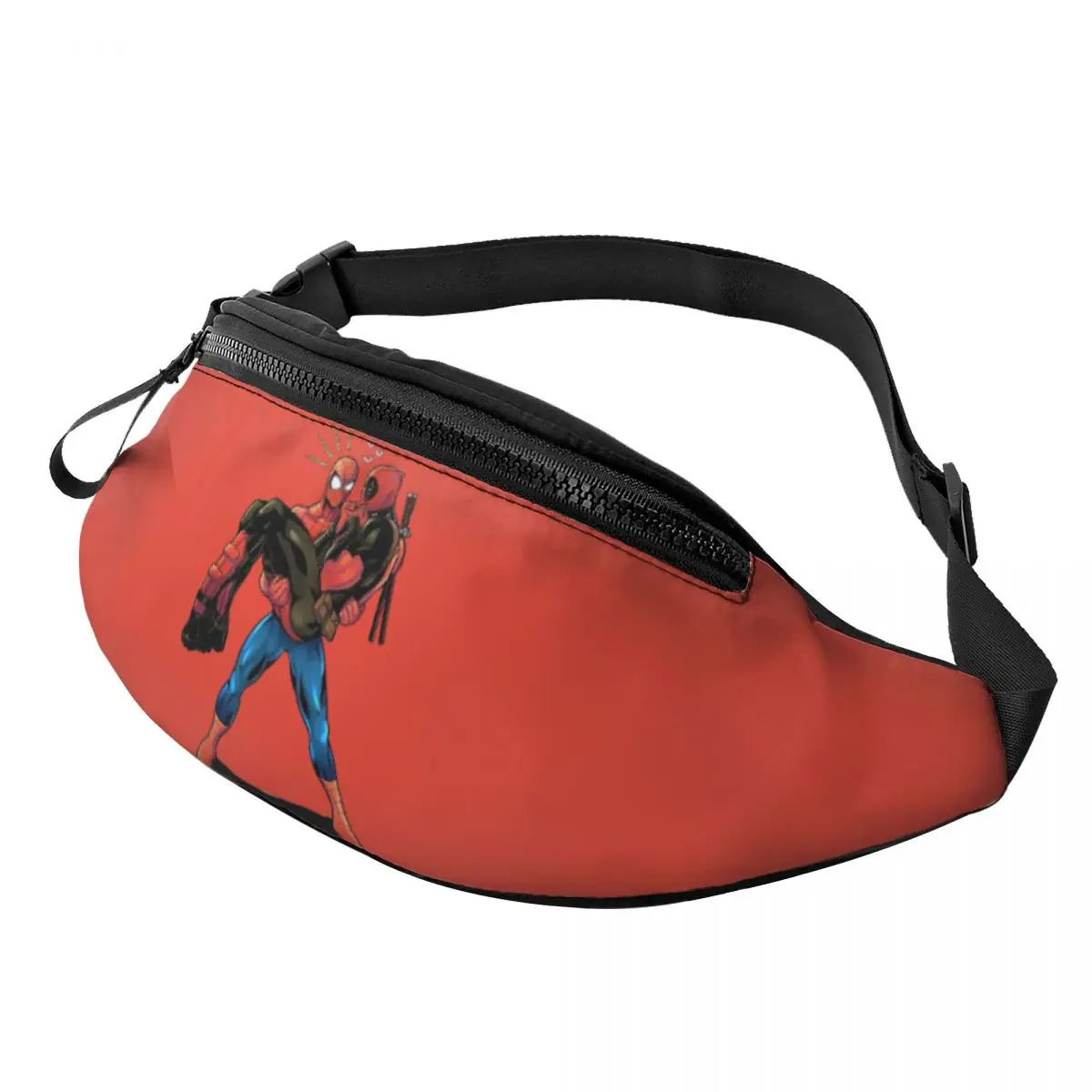 

Custom Deadpool Princess Hug Fanny Bag Crossbody Waist Pack Women Men Running Phone Money Pouch