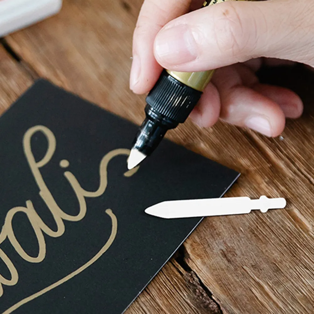 

30Pcs 0.7mm Replacement Paint Pen Nibs Nylon Marker Pen Tips Portable Painting Accessories for Teachers Students Artists