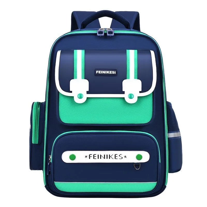 Lightweight Primary School Backpack for Men 2024 New Waterproof and Load Reducing Large Capacity Children's Backpack for Women