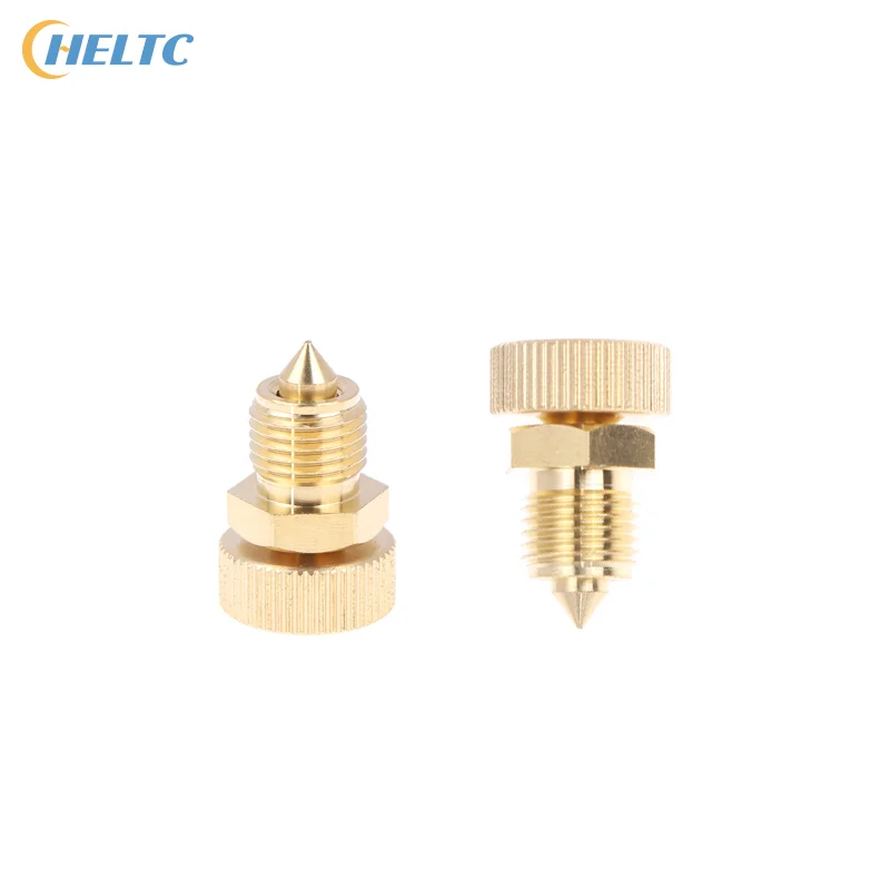 1PCS ทองแดงแรงดันสูงปั๊มมือ 300bar ทองแดง Air Bleed สกรูความปลอดภัย Bleeder วาล์วอะไหล่เปลี่ยนชุด