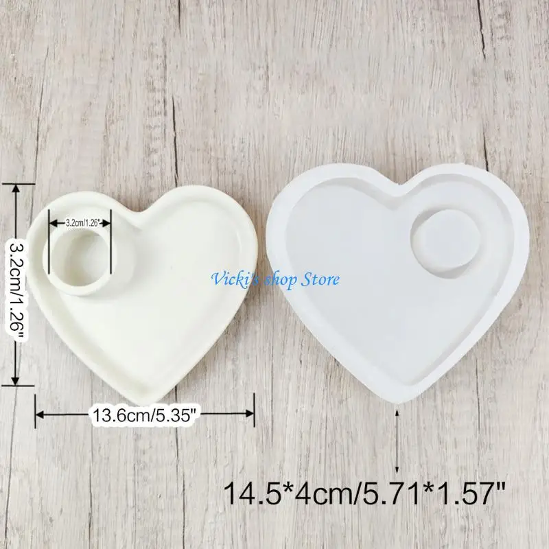 Tealight شمعة حامل قالب صندوق تخزين المجوهرات قوالب زهرة وعاء الراتنج القالب #6