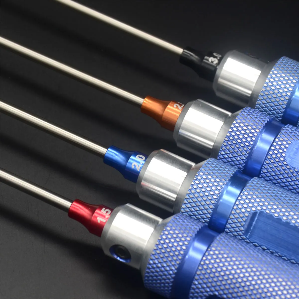 

Прочная алюминиевая модель, отвертка, набор маркировочных колец, 1,5 мм/2 мм/2,5 мм/3 мм, воротник гаечного ключа для радиоуправляемого квадрокоптера, FPV, автомобиля, самолета