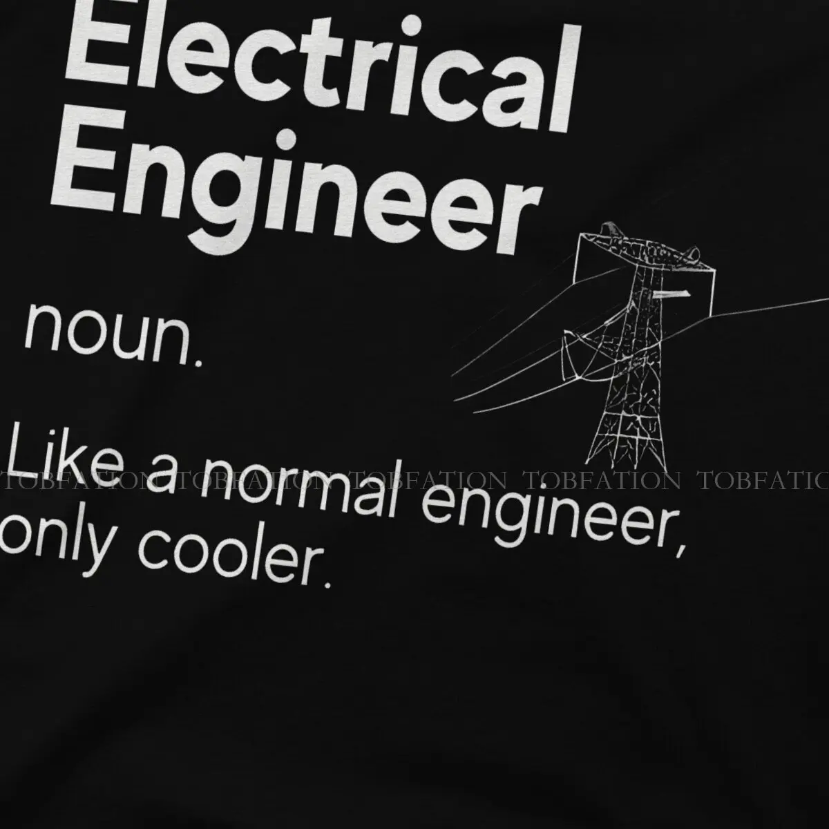 Definition Geek Unique TShirt Engineer Electrical Electrician Comfortable Creative Gift Idea  T Shirt Short Sleeve