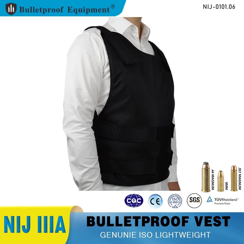 NIJ Level 3A 9mm Bulletproof Vest Level IIIA Concealable Bulletproof Vest High Protection Bullet NOT Penetrate