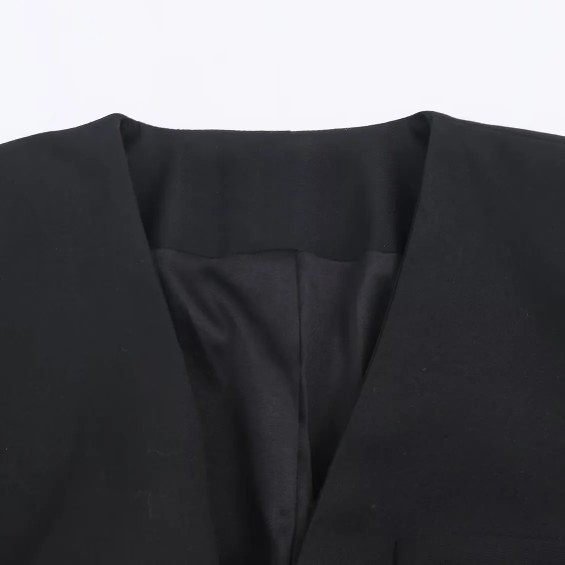 2026 New Fashion Temperament Women Short Double Breast Suit Style Jumpsuit Slim Fit Commuting Multiple Colors Available