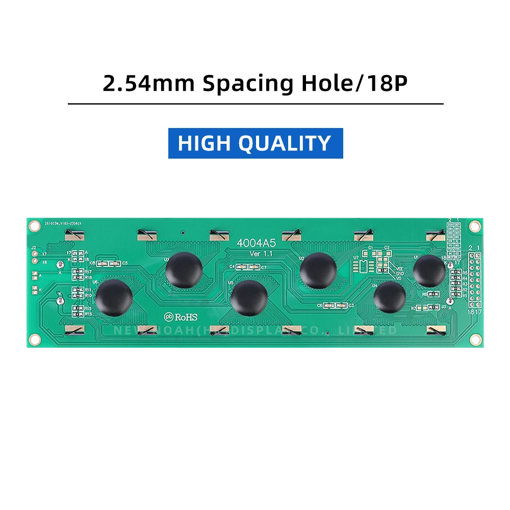 Russian BTN Black Film Yellow 4004A5 Display Screen 4X40 18PIN Interface Module LCM Parallel Port ST7066U With LED Backlight