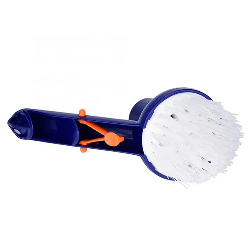 PZHI Pool Vacuum Corner Brush with Adjustable Ring for 1.5 Inch Hose 1.25 Inch Pole Swimming Pool Cleaner