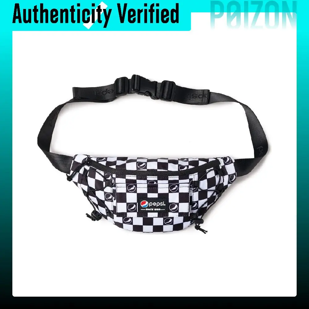 pepsi-nylon-fabric-sling-bag-fanny-pack-regular-unisex-black-white-ybb12e224310