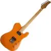 Censtar Electric Guitar, Solid Electric Guitar Kit Consists of a Roasted Mahogany Body and Maple Neck,Professional