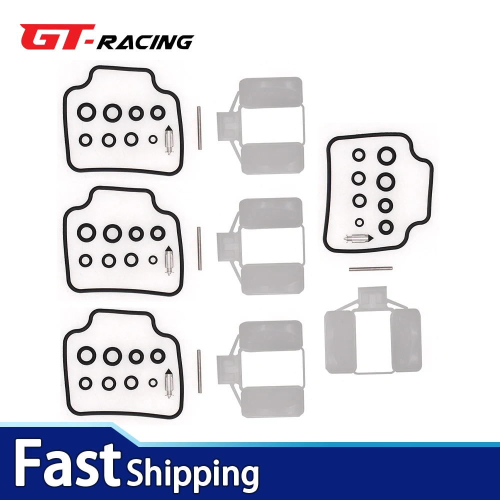 

4X For Honda CB750 Nighthawk 750 CB750SC 1991-2003 Carburetor Repair Kit Carb Rebuild Set Gasket Jets
