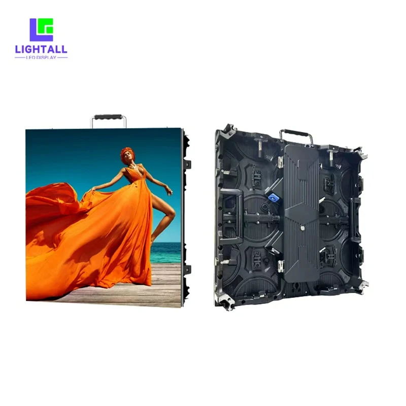 

P3.91 Светодиодная панель для улицы 500*500 мм, литой под давлением алюминиевый шкаф, полноцветный видеоэкран, светодиодная видеостена