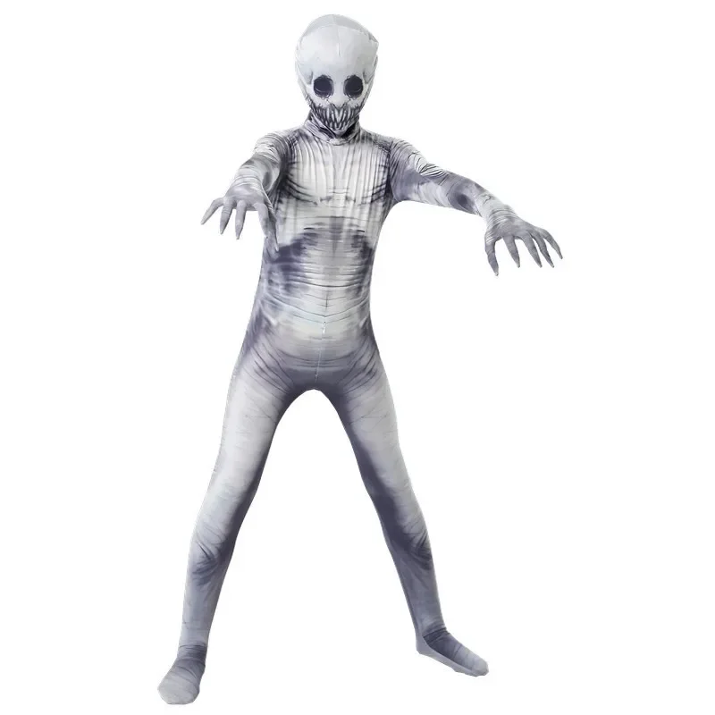 Costume de Cosplay de Zombie, Combinaison de Modules Effrayants d'Halloween, Vêtements de Performance Unisexe pour Adulte et Enfant, UY53