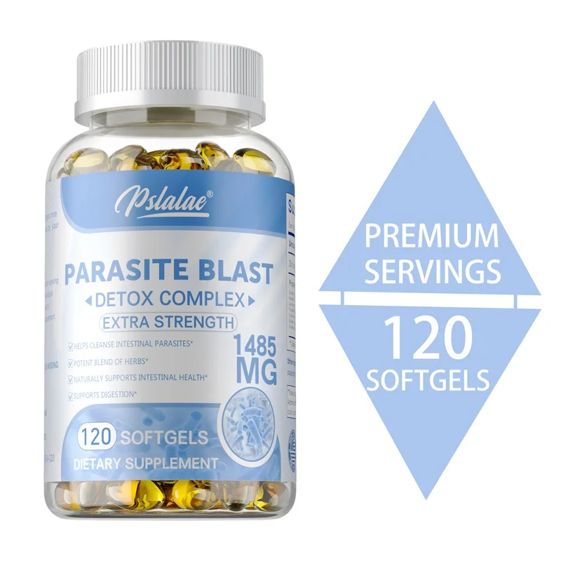 

Parasite Blast Capsules - Supports Intestinal Health, Eliminates Parasites, Strengthens Immunity, and Improves Energy, Non-GMO