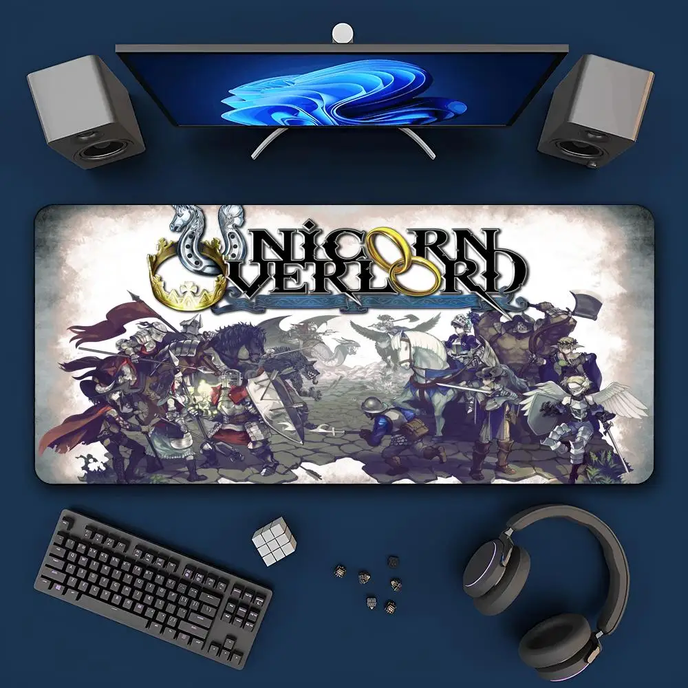 Unicorn Overlord  Mouse Pad HD Printing Computer Gamers Locking Edge Non-slip Mause Pads XXL90x40cm Keyboard PC Desk Pad cs lol