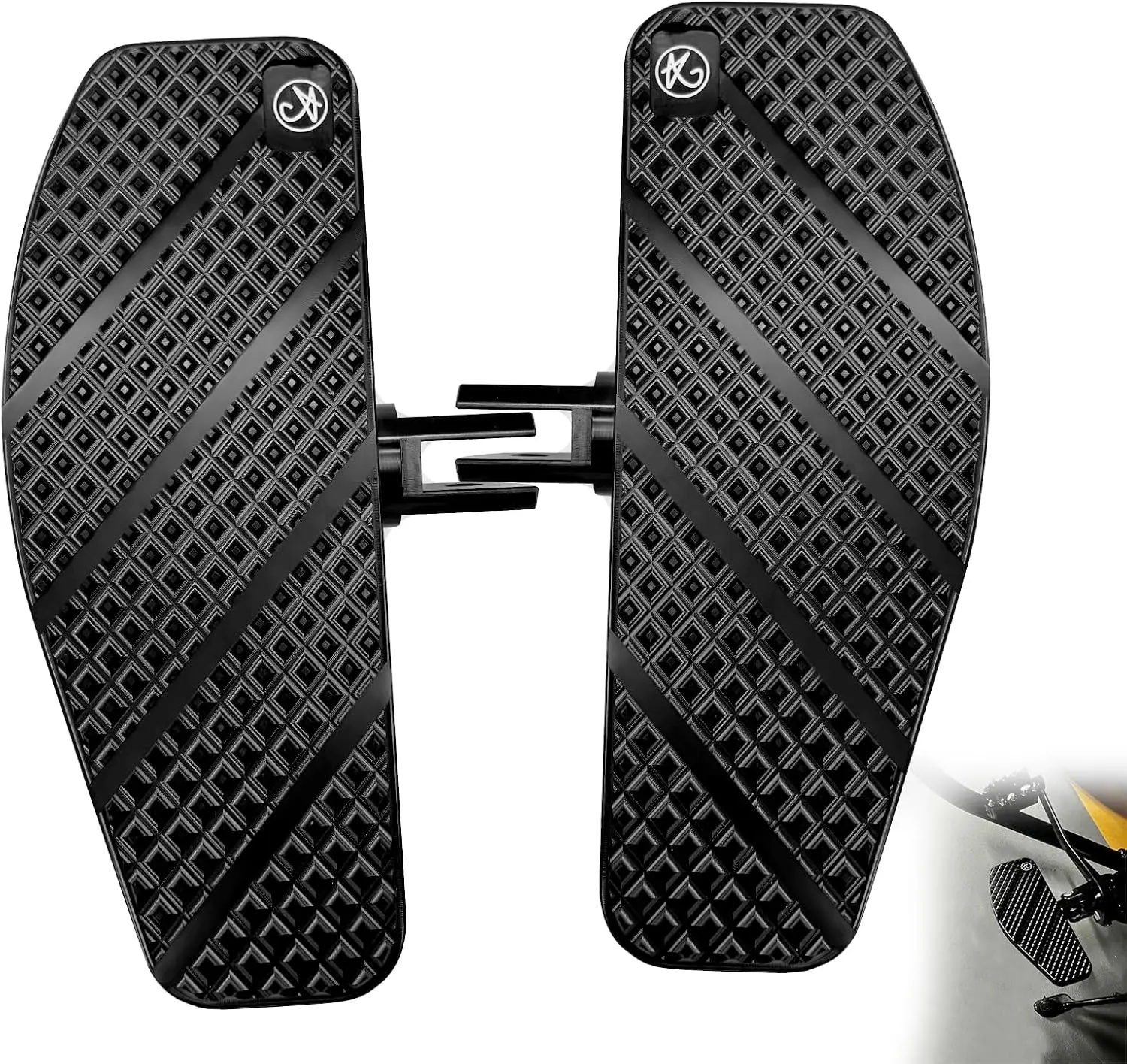 Aluminum Foot Pedal Floorboard Foot Pegs Footrests For Harley Davidson Softail Breakout Fat Bob Low Rider S ST 2018-2024 FXDR