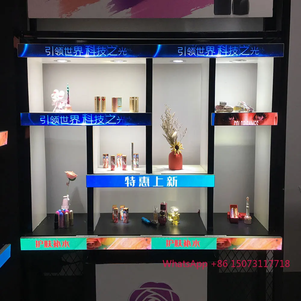 쉬운 제어 리테일 COB P1.25 실내 스마트 상품 LED 선반 디스플레이 스크린 간판 슈퍼마켓용