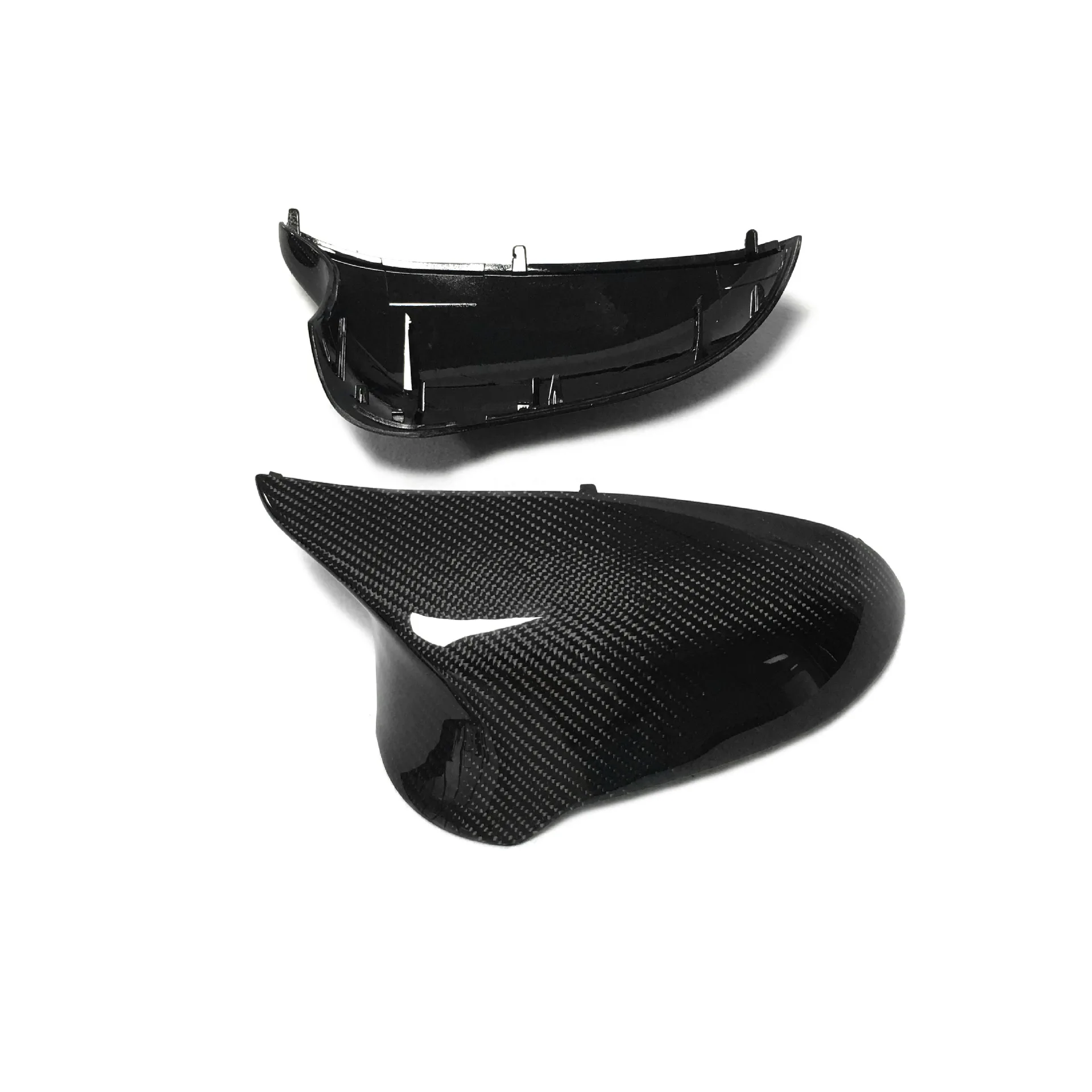 For BMW F80 F82 M3 M4 Genuine Carbon Fiber Rearview Mirror Housing, Reverse Mirror Cover, Factory Model, Left-hand Drive