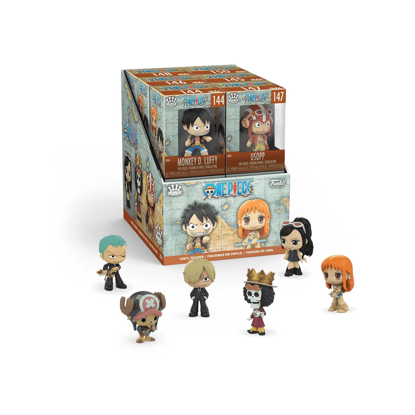 

ONE PIECE Funko Pop Q Version Doll Peripheral Figurines Collectible Blind Box Toys for Boys Gift Collectible Ornaments