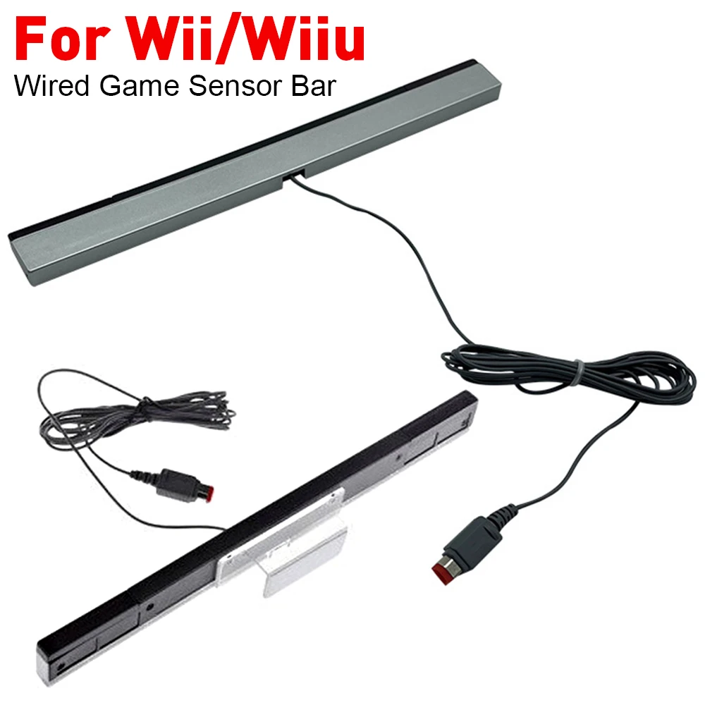Barra de Sensor de juego con cable de extensión para Wii Wiiu, receptor de Sensor de movimiento con cable, barra remota, enchufe USB para consola Nintendo Switch