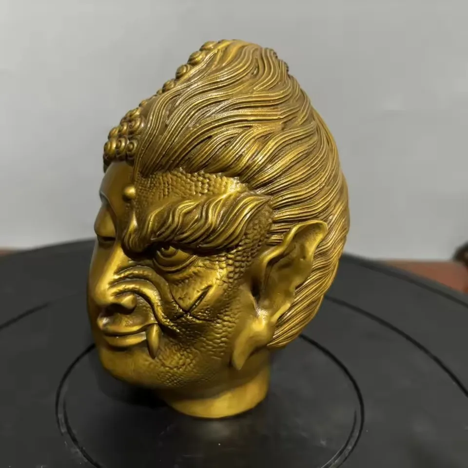 Buddha Demon Head Home Decoration Ornament in a Moment of Thought