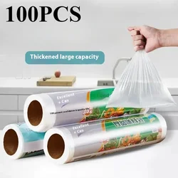 100/200 Food Preservation Bags Disposable Plastic Bag Packaging Heat Sealing Vacuum Preservation Kitchen Fruit Storage Bag