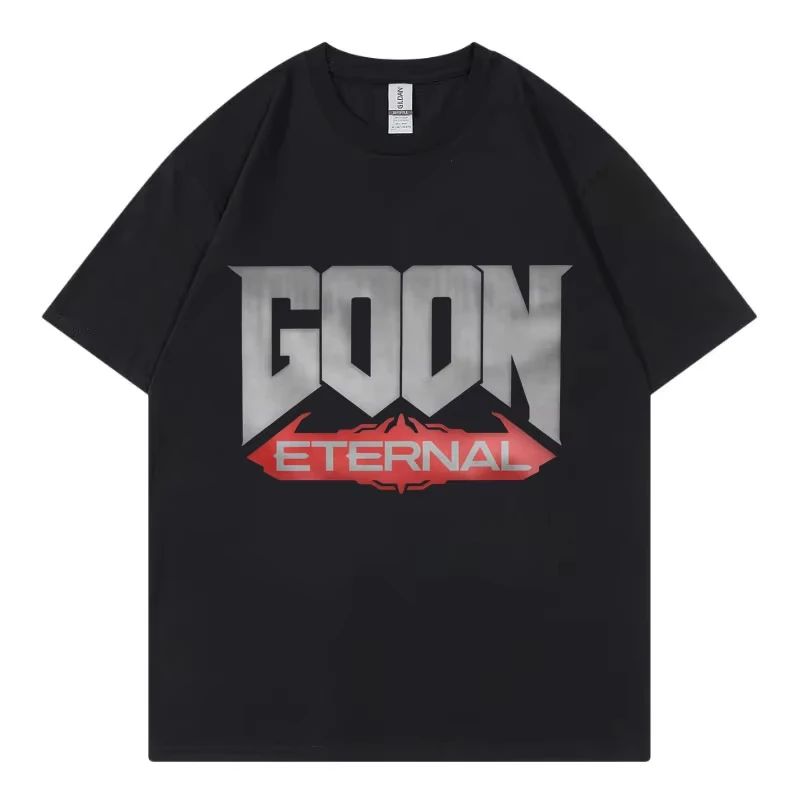 

Goon Eternal Funny Meme T Shirt Men's Women's Fashion Vintage Short Sleeve T-shirt Summer Casual Loose T-shirts Y2k Streetwear