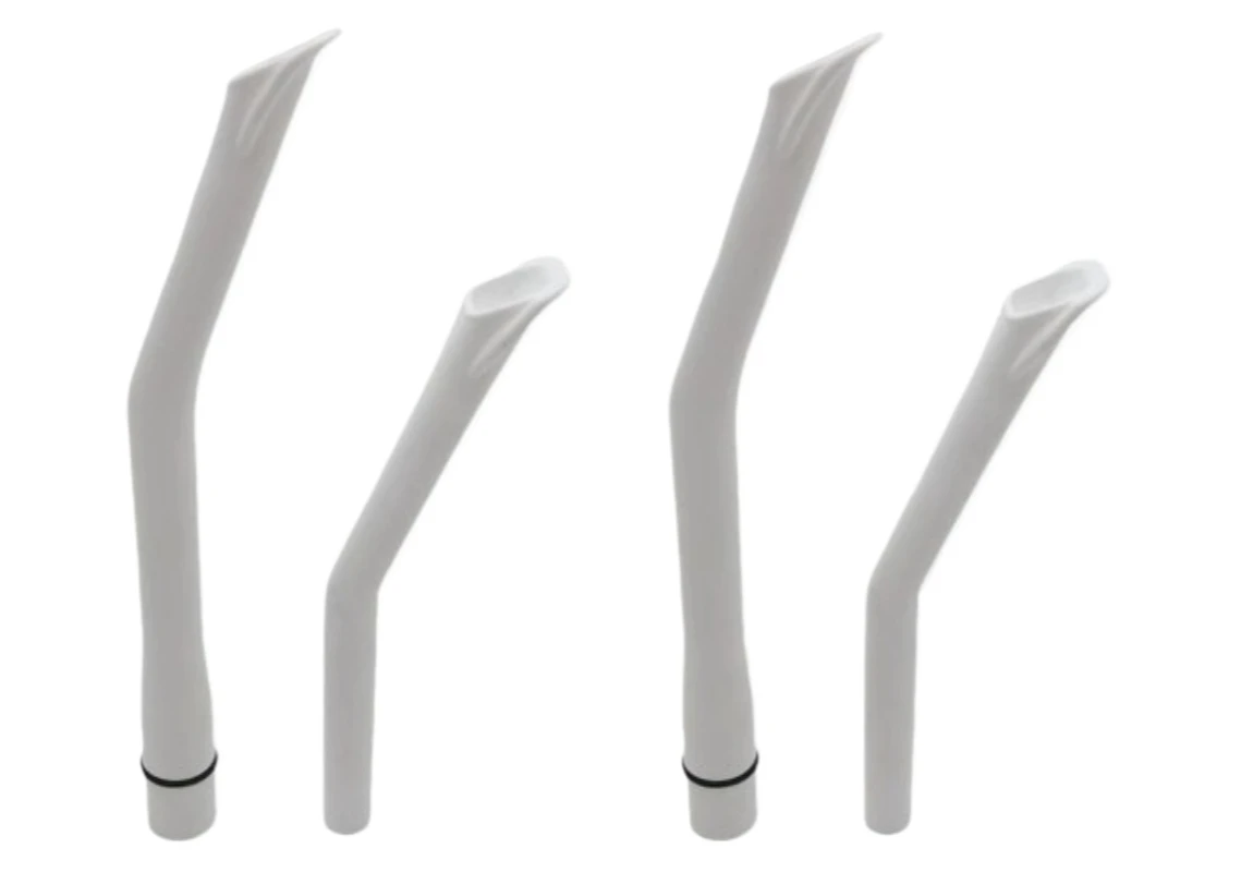 50Pcs Dental Autoclavable Strong Suction Tips Dental Duckbill Evacuation Tips Aspirator Saliva Tube Suction Tips
