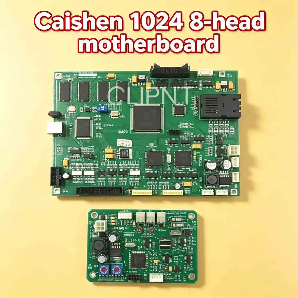 Caishen 1024 8-Head Control Board Motherboard Set with Inkjet Printer Negative Pressure Control Board V1.3 for Printing Equipmen